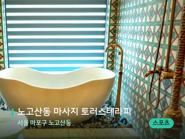 서울 마포구 노고산동 노고산동 마사지 토러스테라피 — 스파 관리실 내부