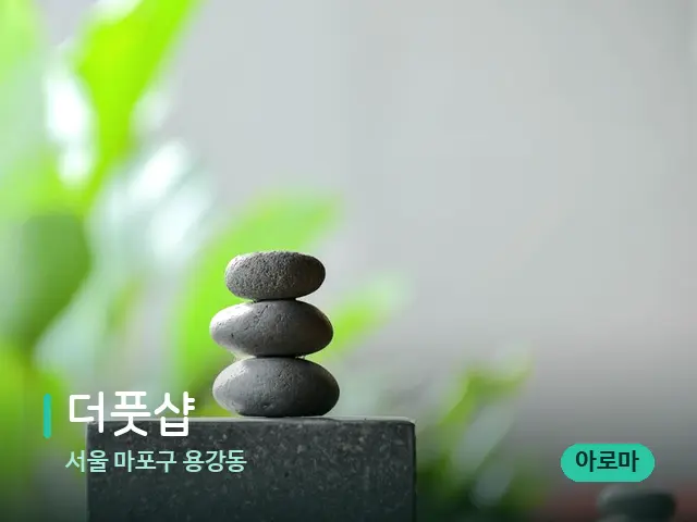 서울 마포구 용강동 더풋샵 — 웰니스 스파 공간