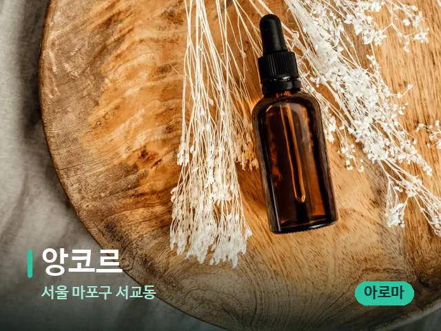 서울 마포구 서교동 앙코르 — 마사지 오일과 도구