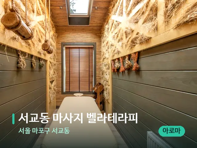 서울 마포구 서교동 서교동 마사지 벨라테라피 — 스파 관리실 내부