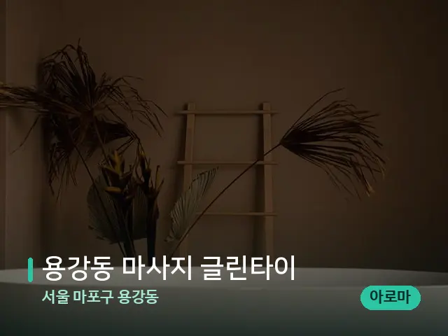 서울 마포구 용강동 용강동 마사지 글린타이 — 스파 관리실 내부